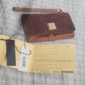 Dooney & Bourke Suede Fey Phone Wristlet